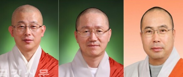 사진 왼쪽부터 경혜 스님, 월도 스님, 진철 스님.
